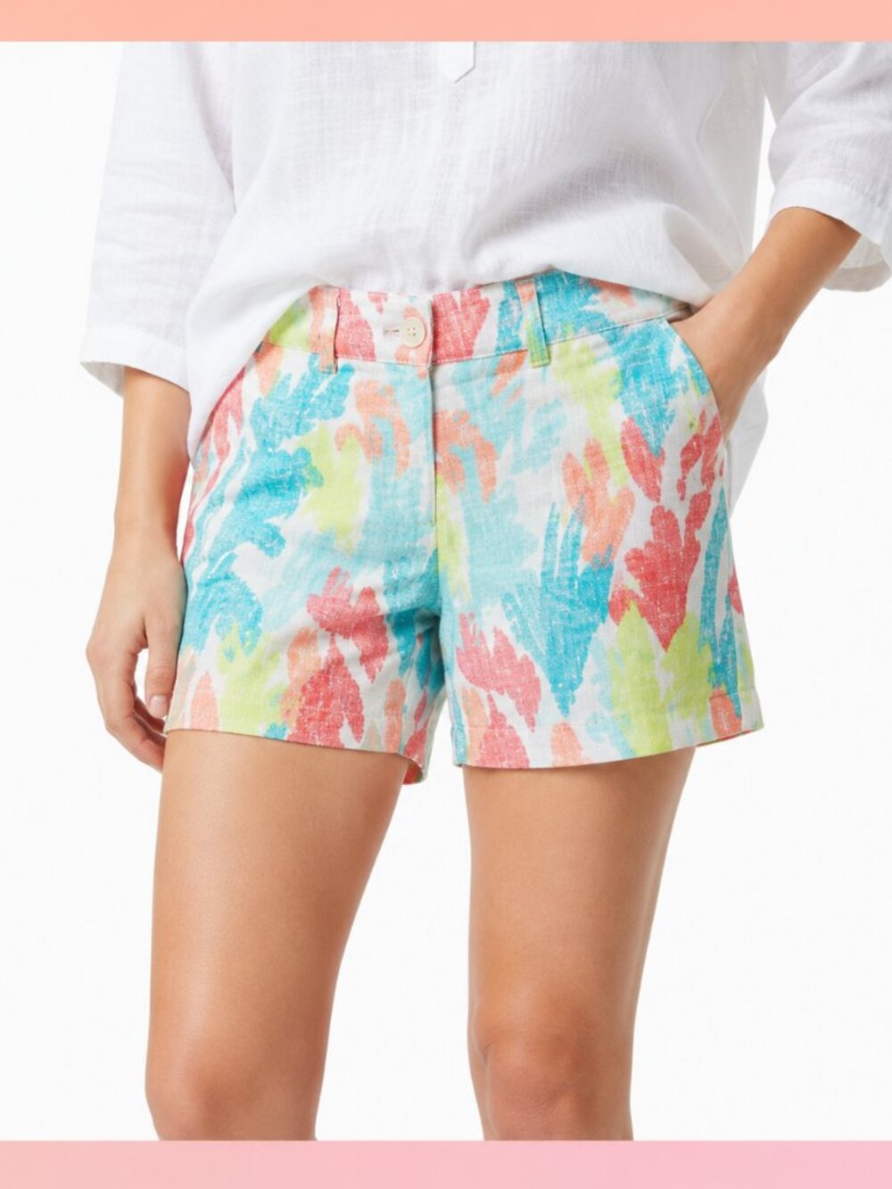 2/ $20 Crown & Ivy Shorts. 4 Pockets. Festive. Like New.